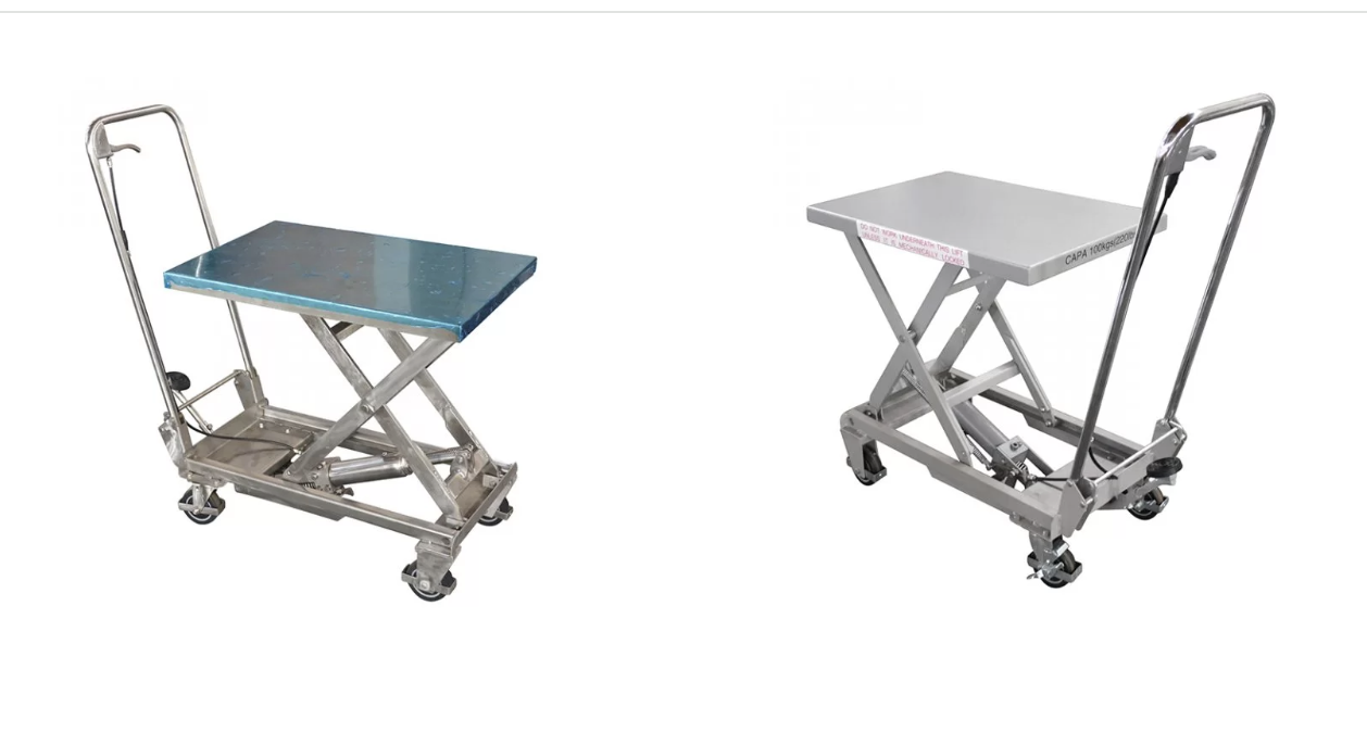 BSA10 Aluminium / handskêr vlekvrye staal lift tafel